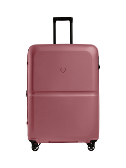 Antler Single Stripe 4-Wheel 81cm Large Expandable Suitcase - view 2, Clay Pink