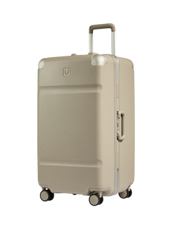 Antler Heritage Stripe Large Hard Shell Trunk, 90L, Basalt, Sandstone