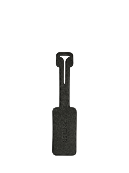 Antler Heritage Leather Tag, Basalt, Basalt