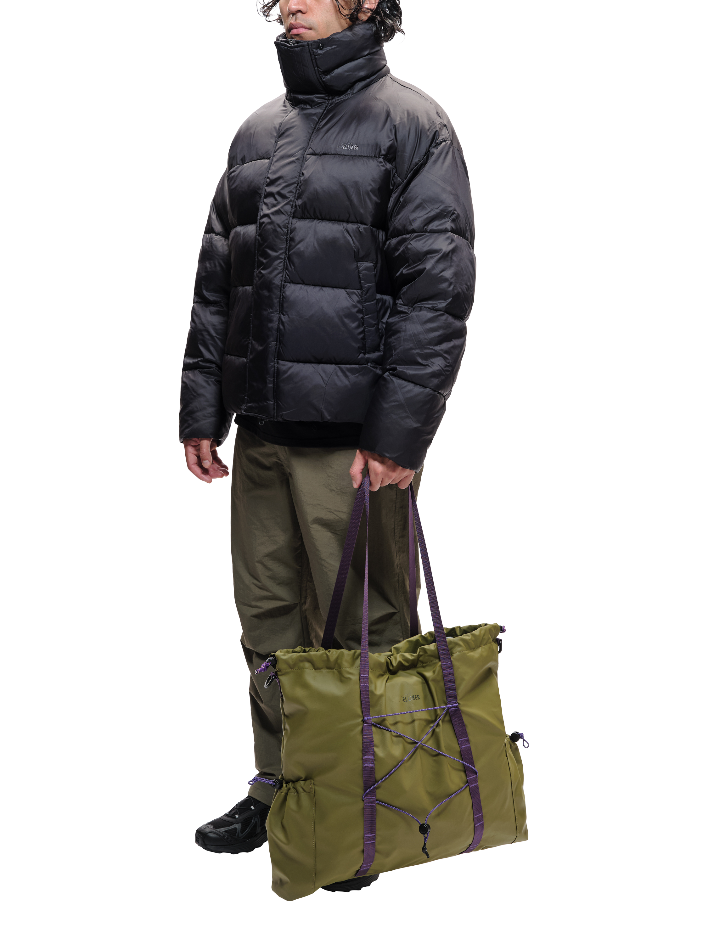 Product image 2 of 8, which shows ELLIKER Lammer Tote Bag, 18L, Khaki