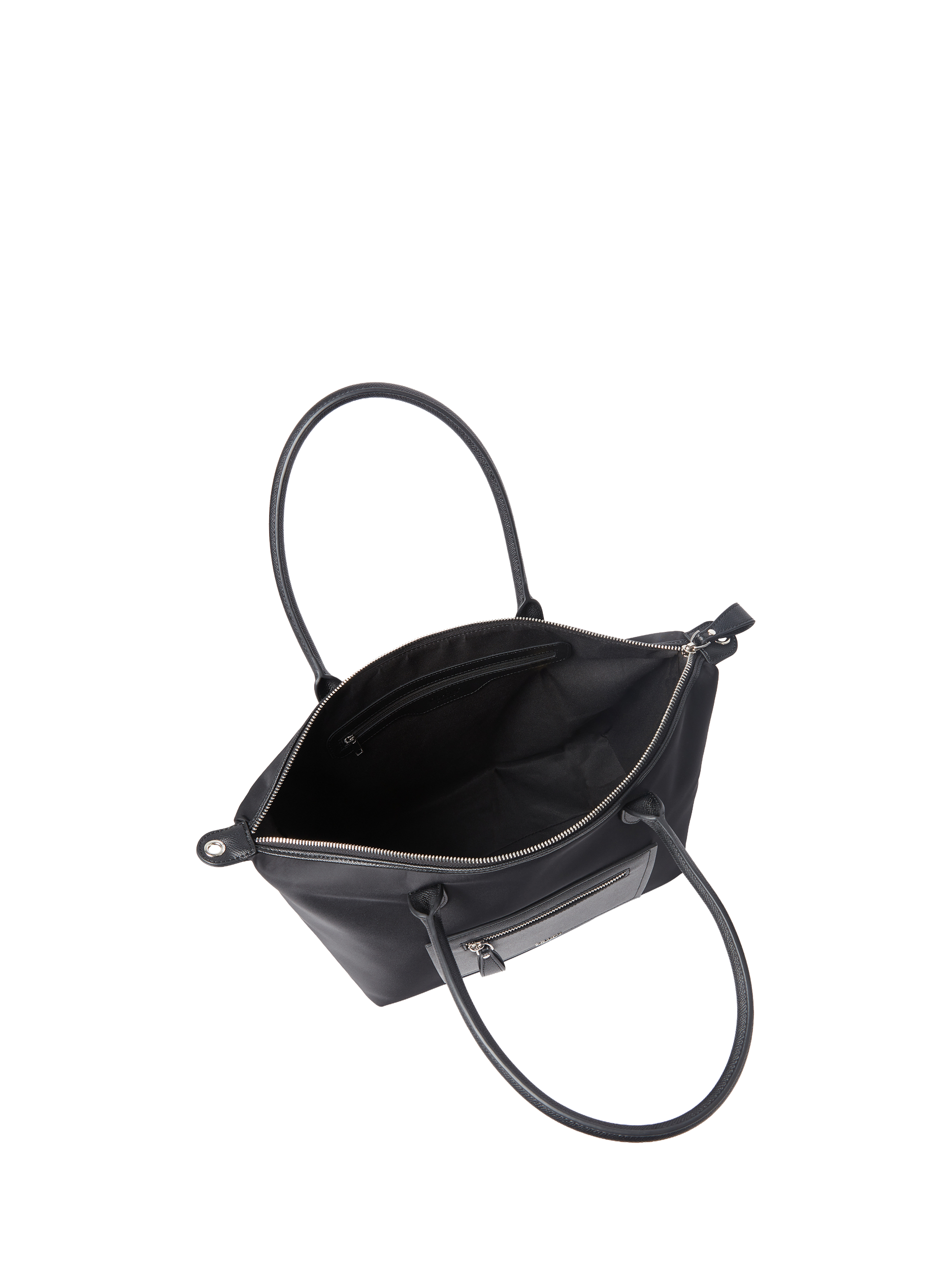 Product image 4 of 5, which shows OSPREY LONDON Linear Tote Bag, Black