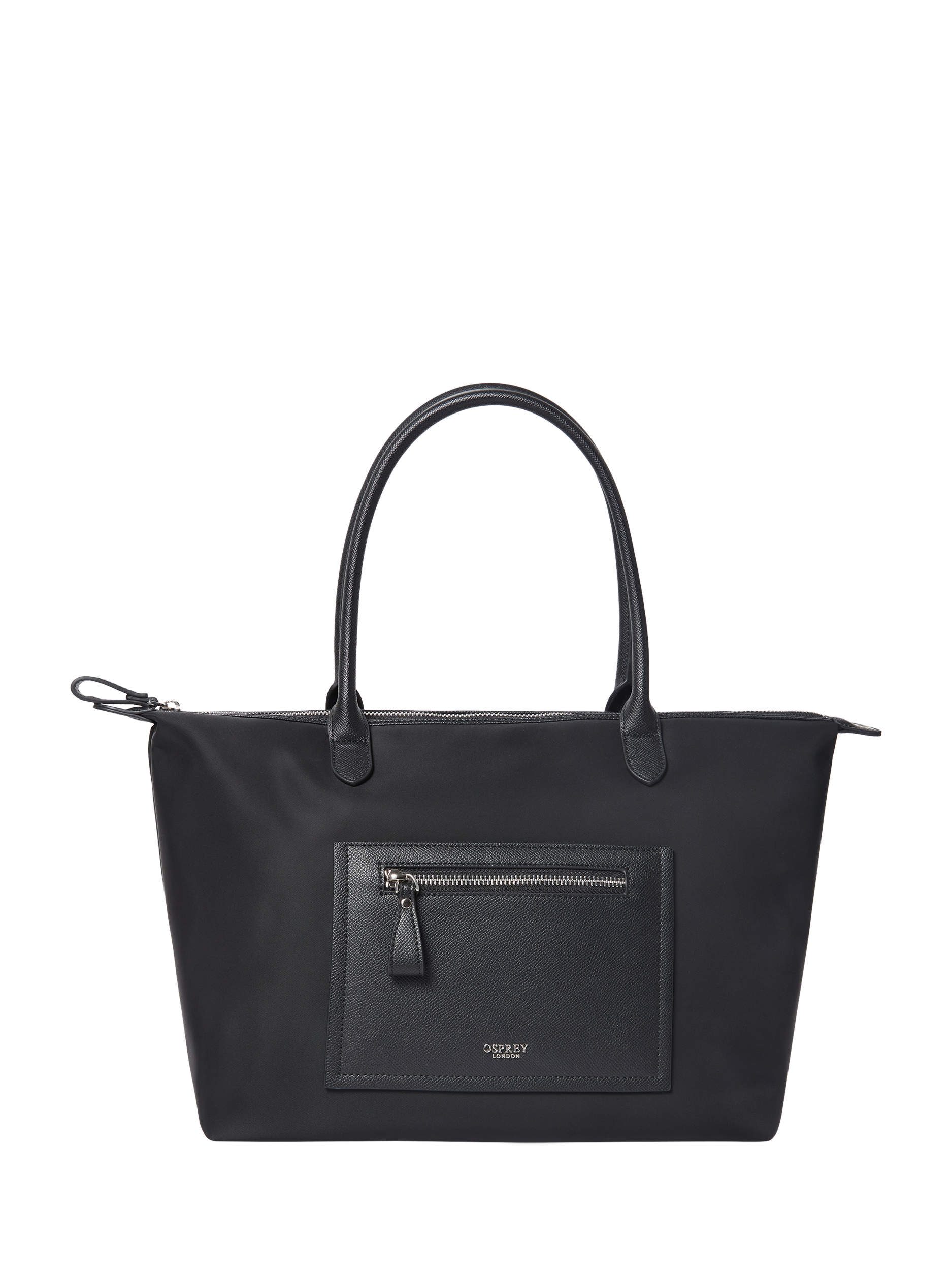 Product image 5 of 5, which shows OSPREY LONDON Linear Tote Bag, Black