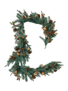 Truly Bronze Bells Garland, L180cm