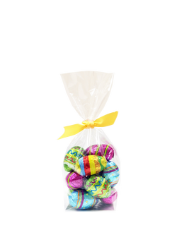 Natalie Foiled Milk Chocolate Hollow Easter Eggs, 120g, Multi