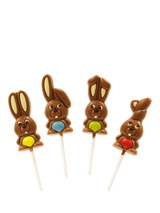 Natalie Belgian Chocolate Easter Bunny Assorted Lollipop, 25g