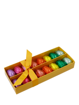 Natalie Rainbow Foiled Belgian Chocolate Easter Eggs, 200g