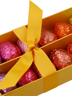 Natalie Rainbow Foiled Belgian Chocolate Easter Eggs, 200g - view 2, Multi
