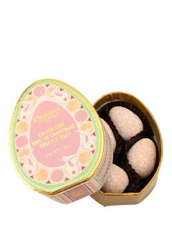 Charbonnel et Walker Mini Easter Pink Champagne Truffle Eggs, 50g, Multi