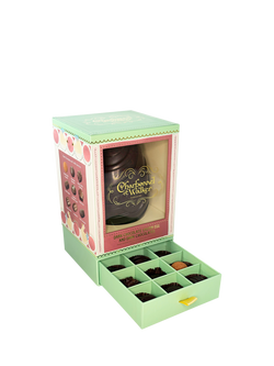Charbonnel et Walker Dark Chocolate Easter Egg with Assorted Truffles, 350g, Multi