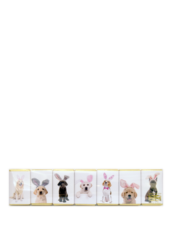 House of Dorchester Dog Easter Milk Chocolate Slims, Pack of 7, 70g, Multi
