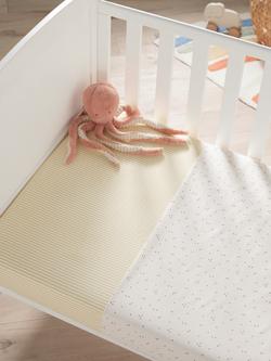 John Lewis Wonder Spot Fitted Cotbed Sheets, Pack of 2, Multi - view 2, Multi