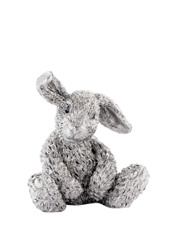 Royal Selangor Pewter Hazel Rabbit Figurine, H6.5cm, Silver