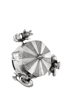 Royal Selangor Pewter Bunny Jet Rocket Music Carousel - view 2, Silver