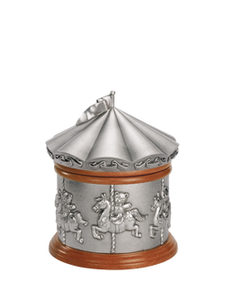Royal Selangor Pewter Merry-Go-Round Music Box, Silver
