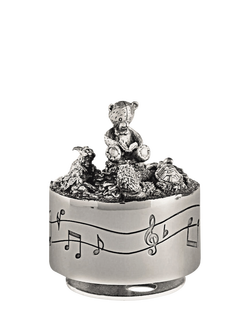 Royal Selangor Pewter Woodland Friends Music Box - view 2, Silver