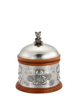Royal Selangor Pewter Teddy Bears Picnic Music Box, Silver