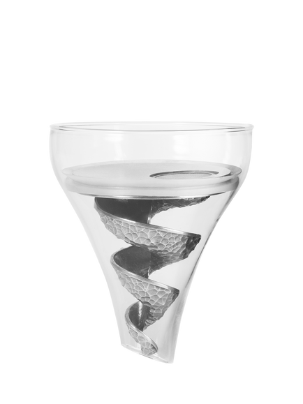 Royal Selangor Helix Pewter Wine Funnel, Silver