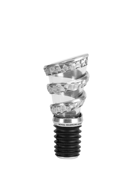 Royal Selangor Helix Pewter Wine Pourer, Silver