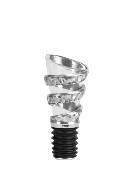 Royal Selangor Helix Pewter Wine Pourer - view 2, Silver