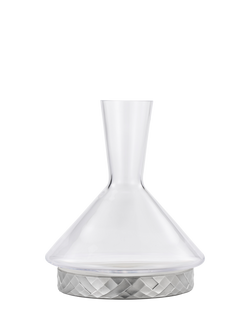 Royal Selangor Frosted Glass Decanter with Cooling Coaster, 1L, Clear, 
