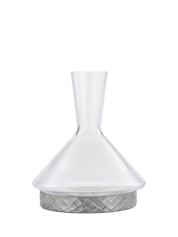Royal Selangor Frosted Glass Decanter with Cooling Coaster, 1L, Clear - view 2, 