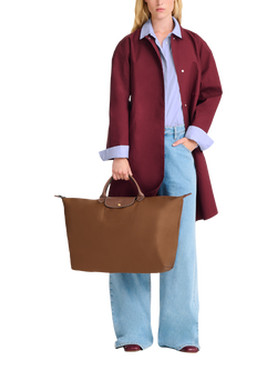Longchamp Le Pliage Original Small Travel Bag - view 2, Cognac