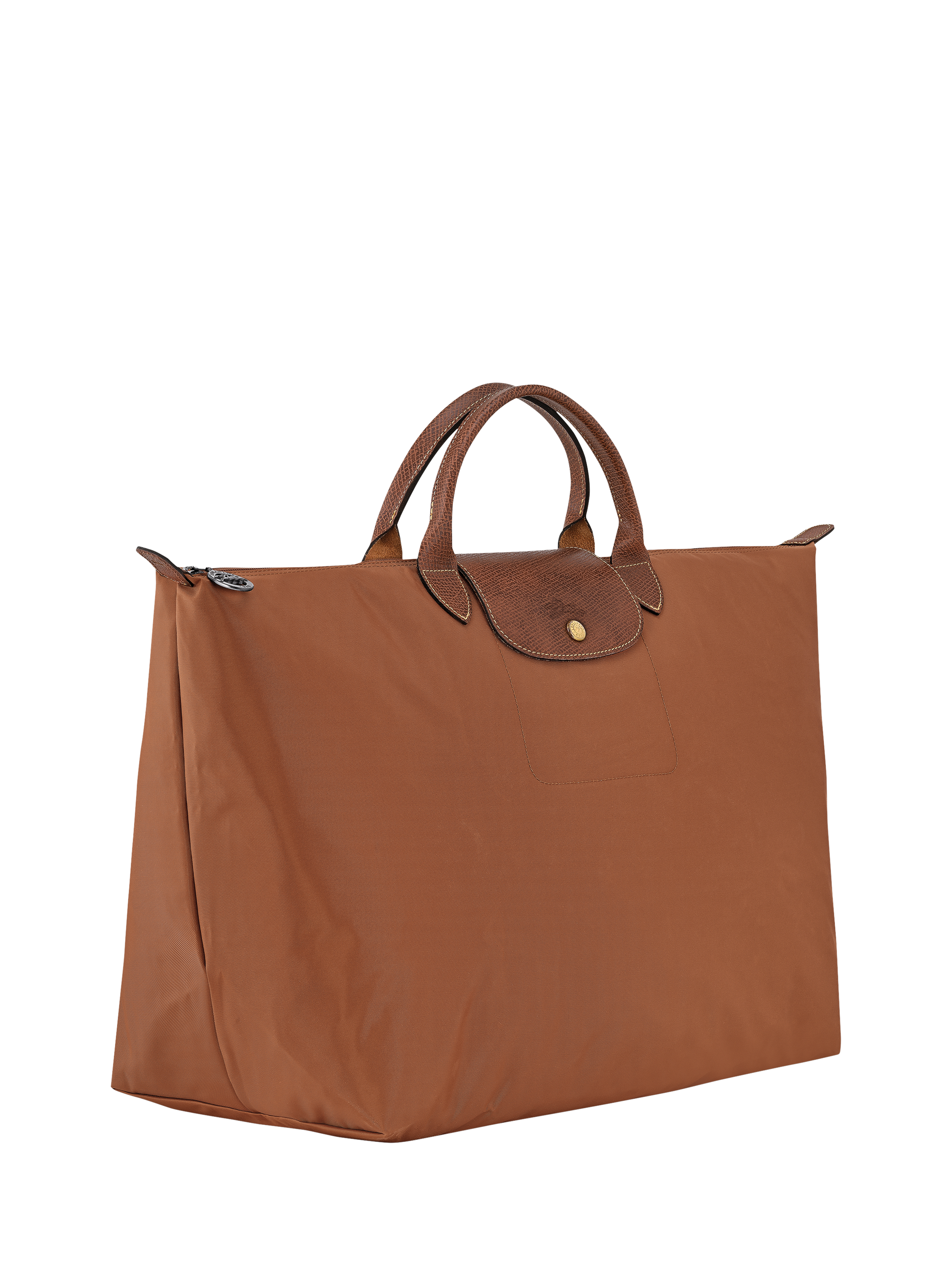 Product image 3 of 6, which shows Longchamp Le Pliage Original Small Travel Bag, Cognac