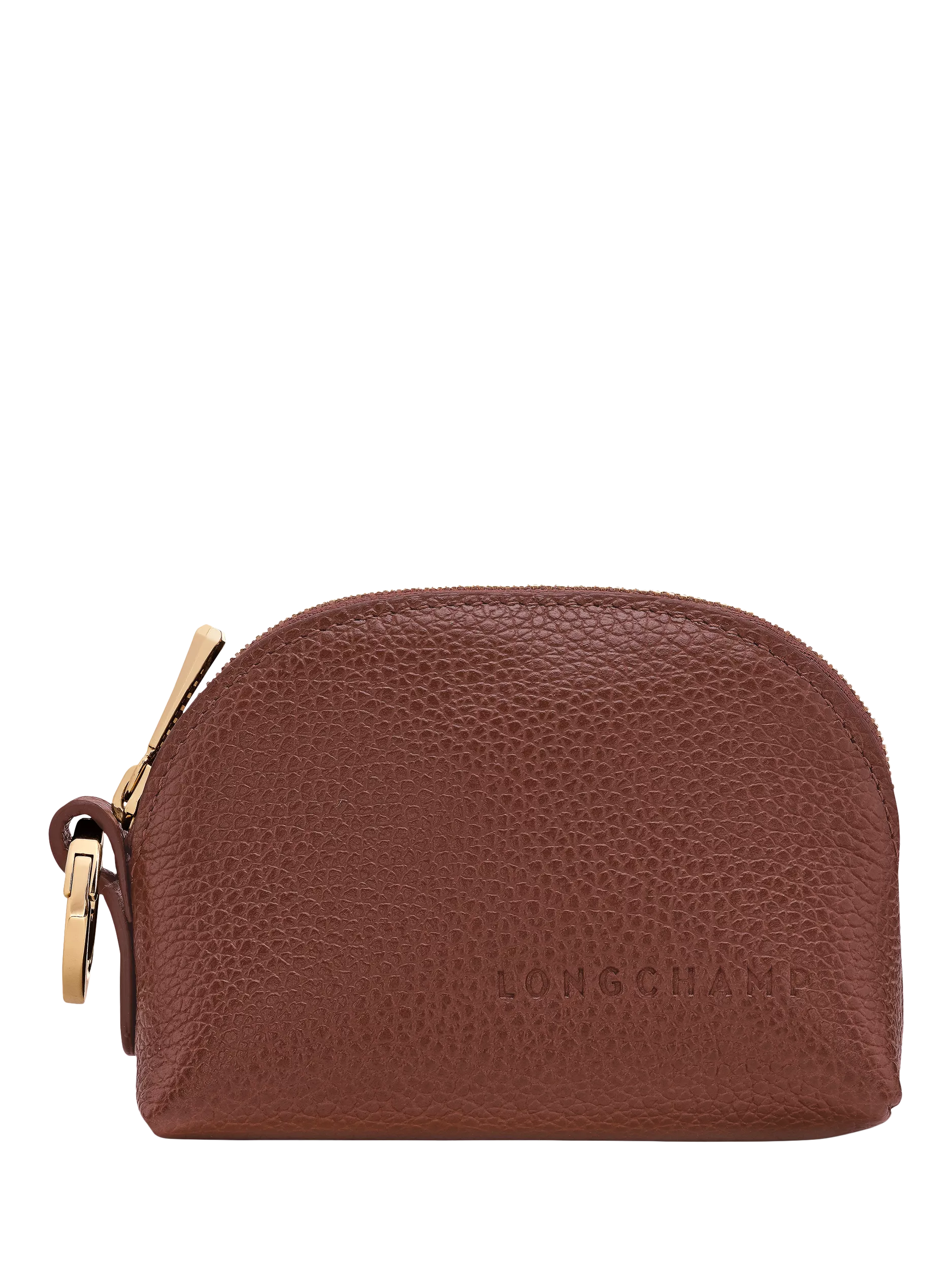 Longchamp Foulonne Leather Coin Purse, Black