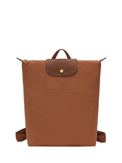 Longchamp Le Pliage Original Recycled Canvas Backpack, Cognac
