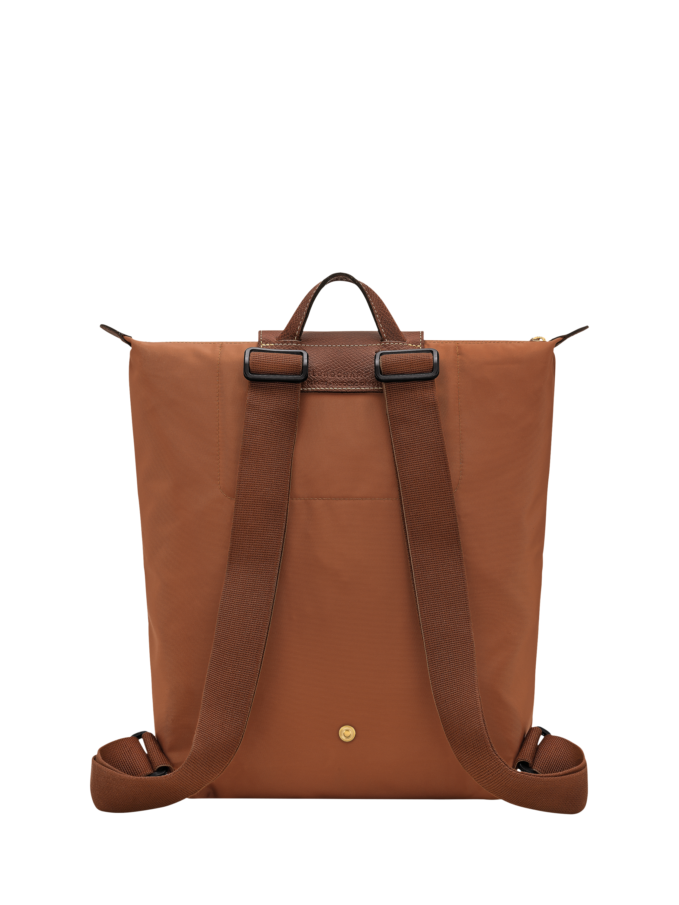 Product image 3 of 5, which shows Longchamp Le Pliage Original Recycled Canvas Backpack, Cognac