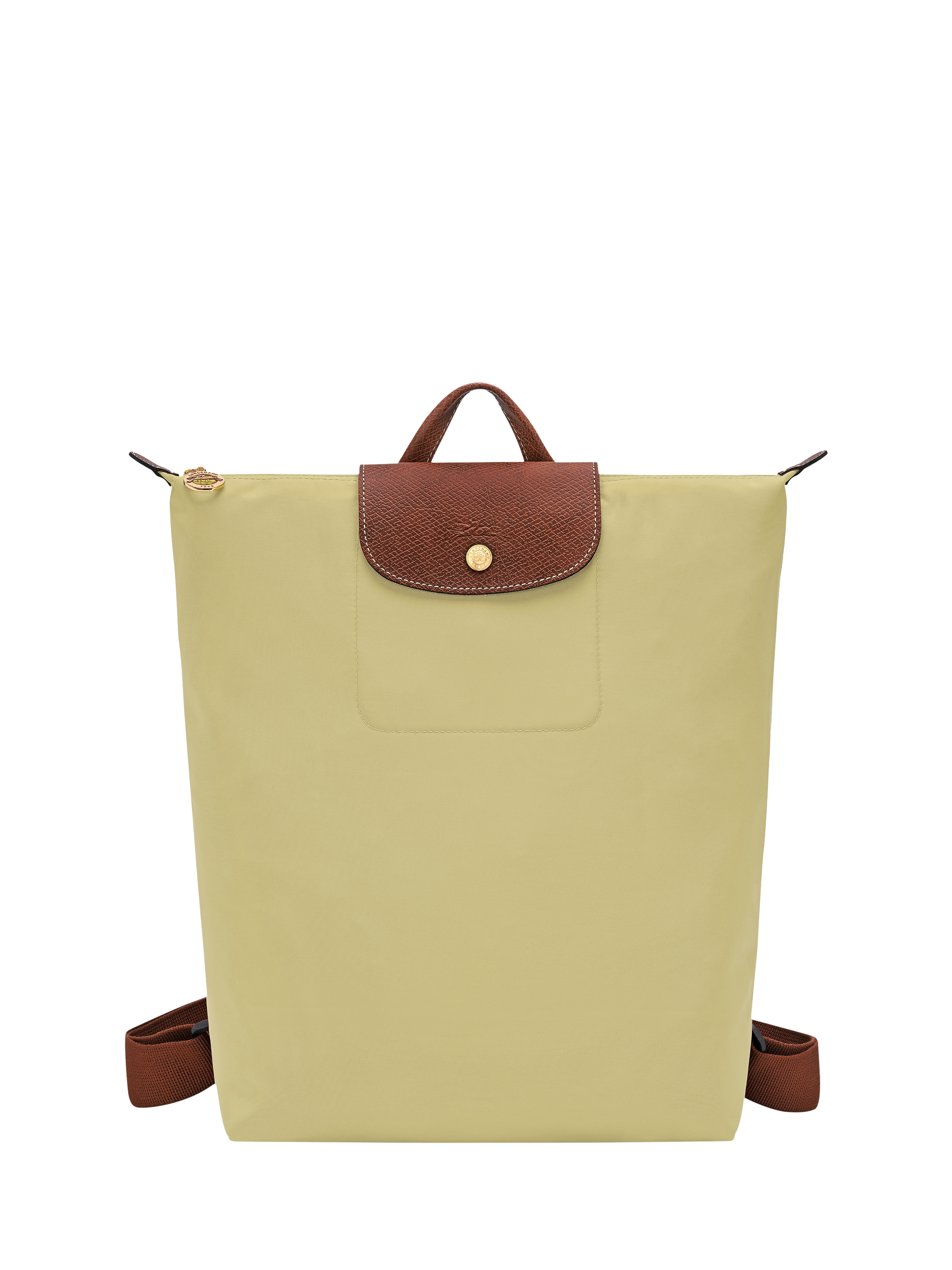 Product image 1 of 5, which shows Longchamp Le Pliage Original Recycled Canvas Backpack, Pistachio