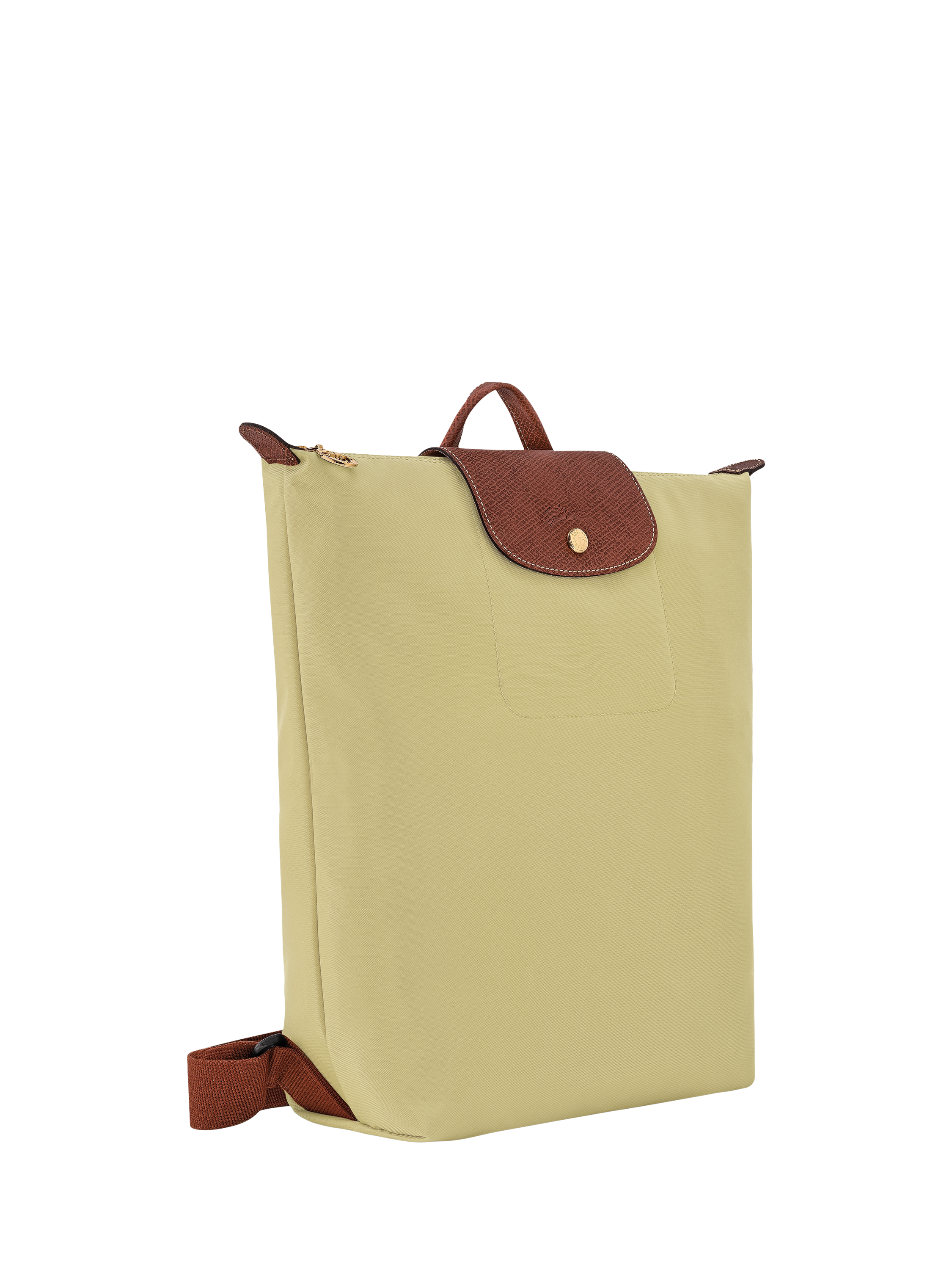 Product image 2 of 5, which shows Longchamp Le Pliage Original Recycled Canvas Backpack, Pistachio
