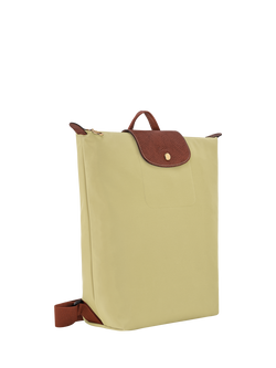 Longchamp Le Pliage Original Recycled Canvas Backpack - view 2, Pistachio