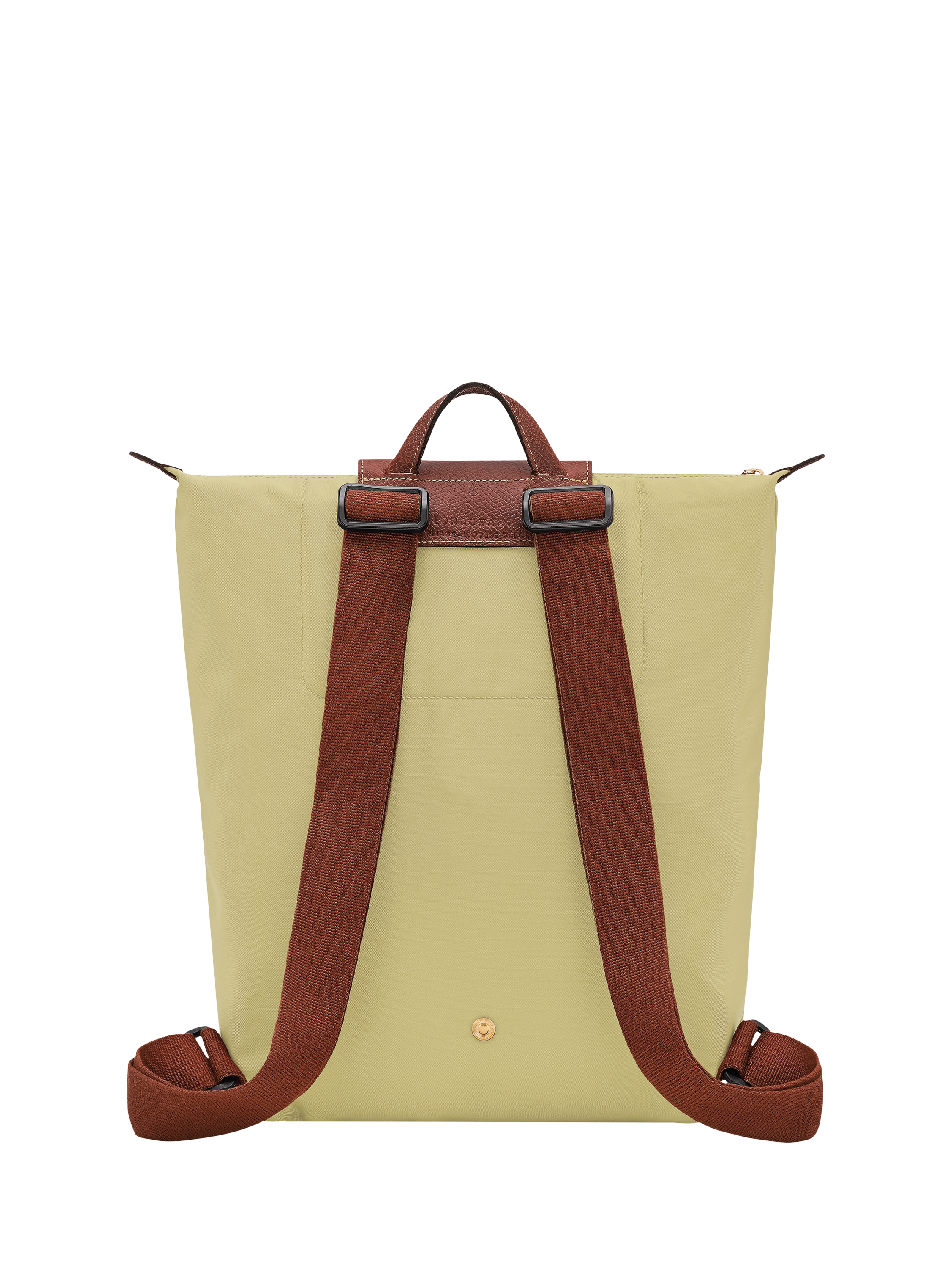 Product image 3 of 5, which shows Longchamp Le Pliage Original Recycled Canvas Backpack, Pistachio