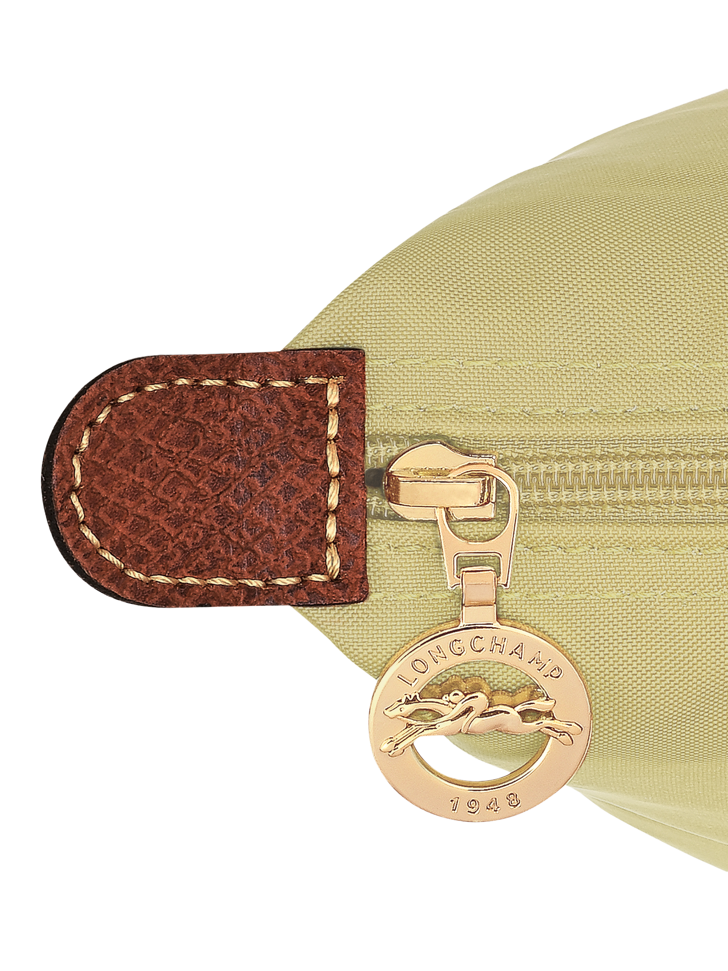 Product image 4 of 5, which shows Longchamp Le Pliage Original Recycled Canvas Backpack, Pistachio