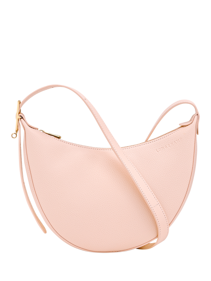 Longchamp Le Foulonné Leather Crossbody Bag, Cream
