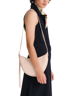 Longchamp Le Foulonné Leather Crossbody Bag - view 2, Cream