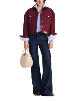 Longchamp Le Foulonné Handbag S - view 2, Cream