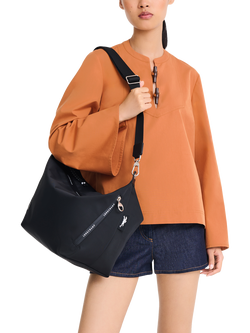 Longchamp Le Pliage Energy Large Crossbody Bag, Black - view 2, Black