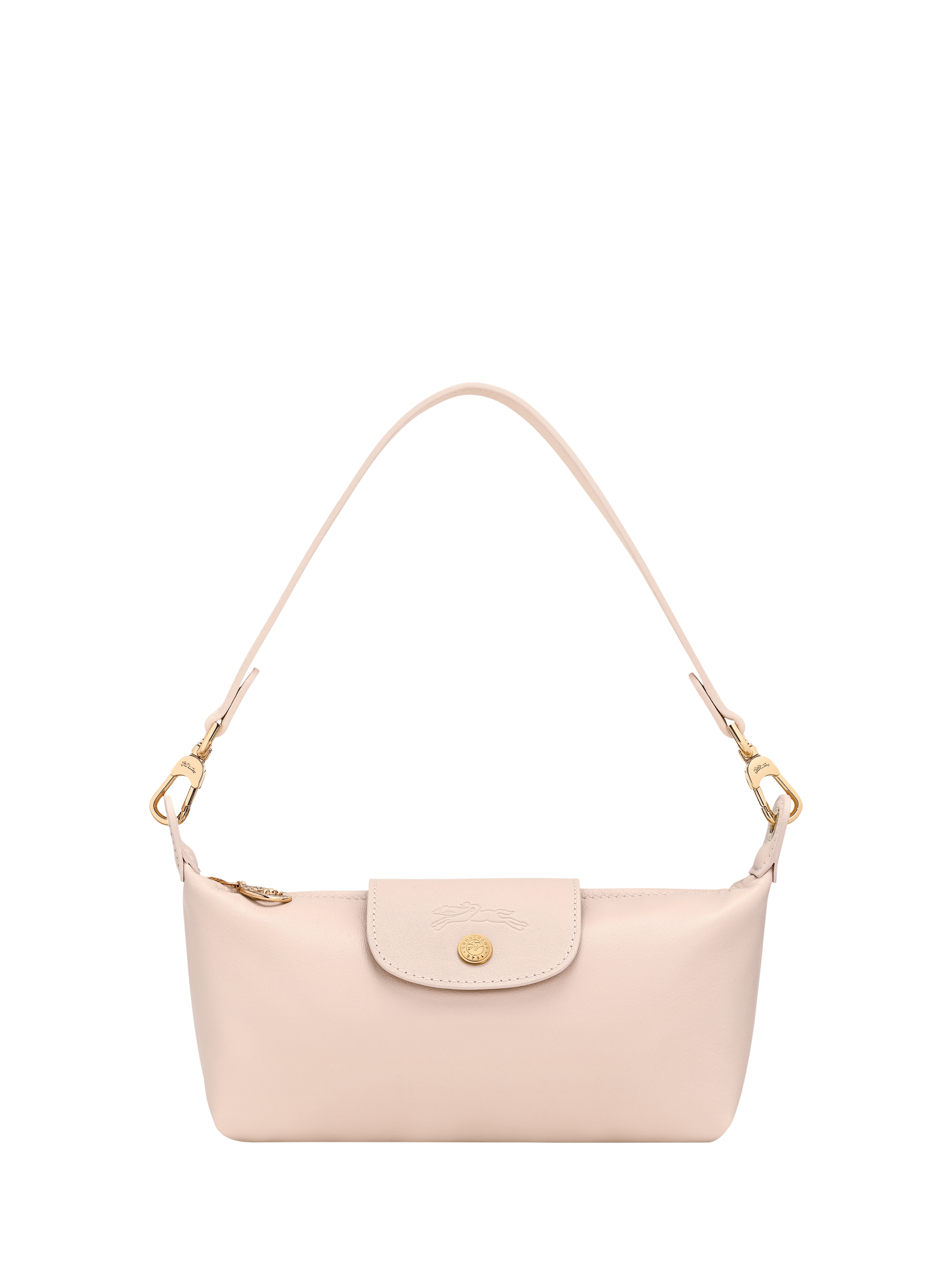 Product image 1 of 5, which shows Longchamp Le Pliage Xtra Leather Crossbody Bag, Cream