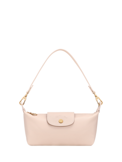 Longchamp Le Pliage Xtra Leather Crossbody Bag, Cream