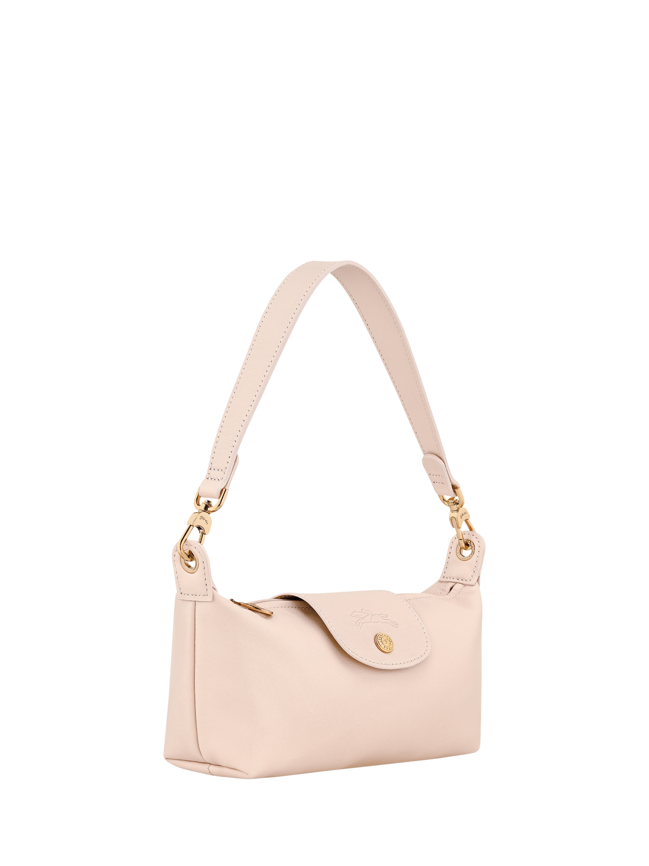 Product image 2 of 5, which shows Longchamp Le Pliage Xtra Leather Crossbody Bag, Cream