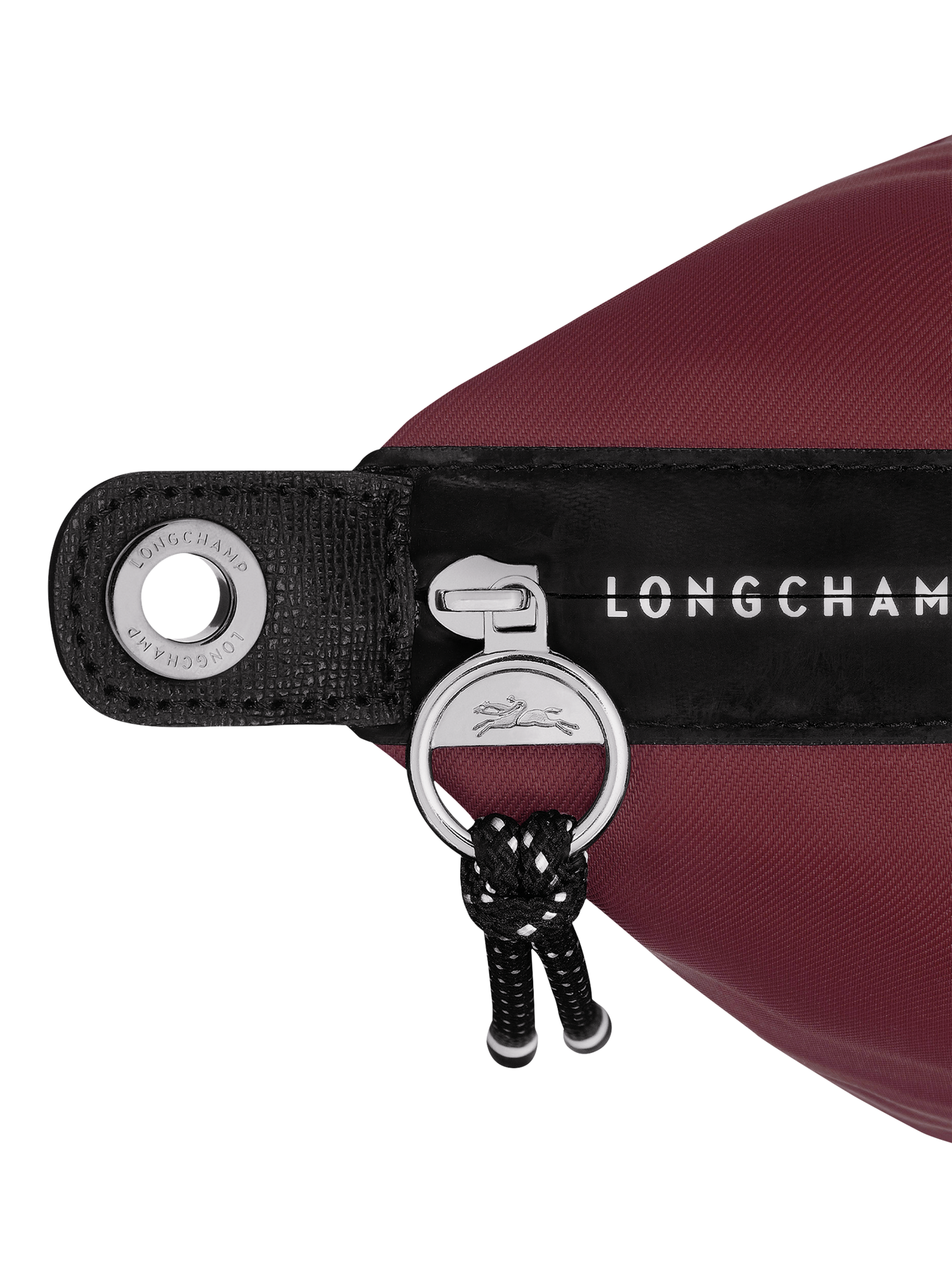 Product image 5 of 5, which shows Longchamp Le Pliage Energy Medium Top Handle Bag, Burgundy