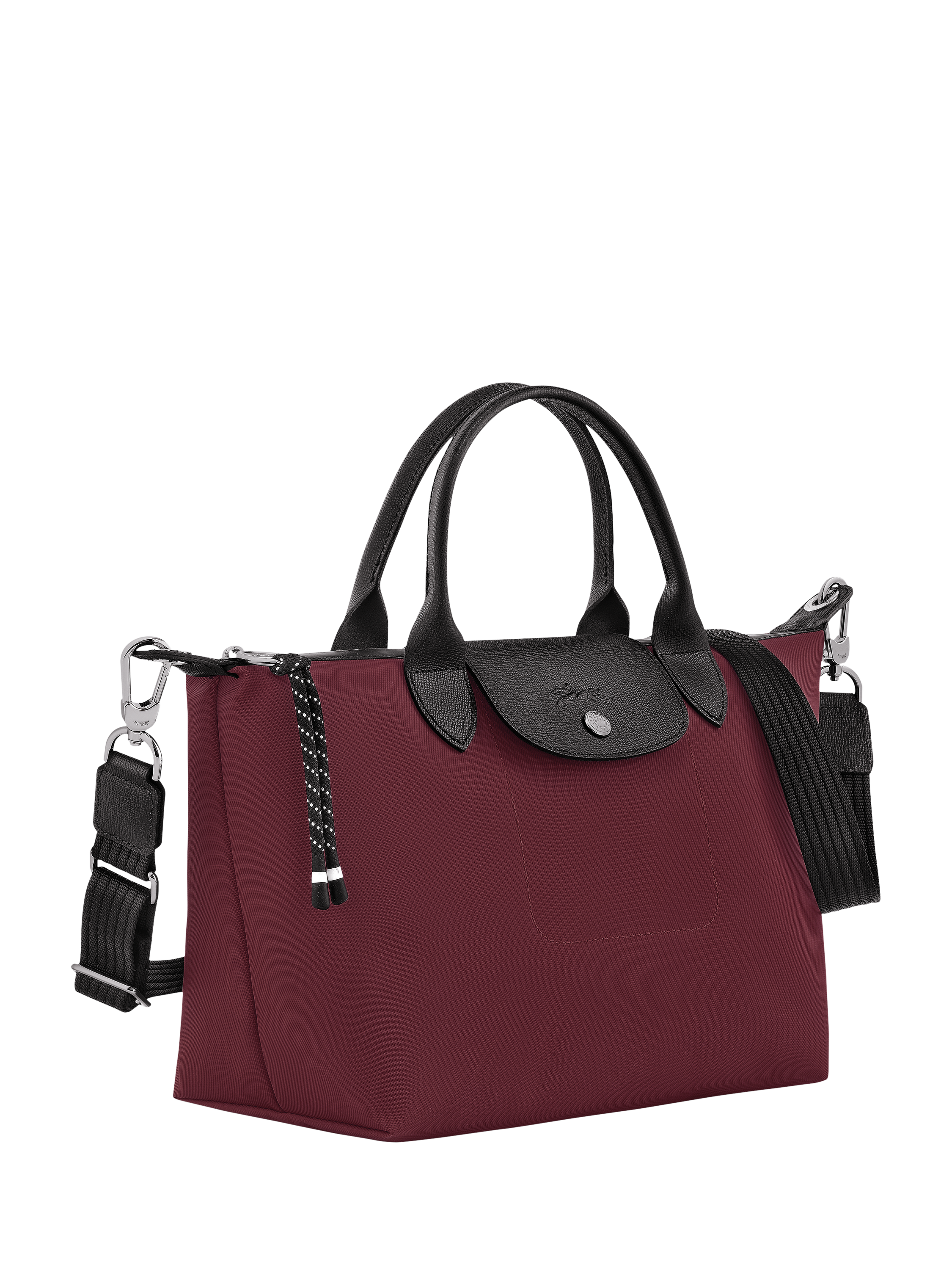 Product image 2 of 4, which shows Longchamp Le Pliage Energy Small Top Handle Bag, Burgundy