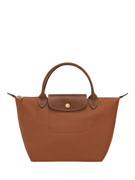 Longchamp Le Pliage Original Small Top Handle Bag, Cognac
