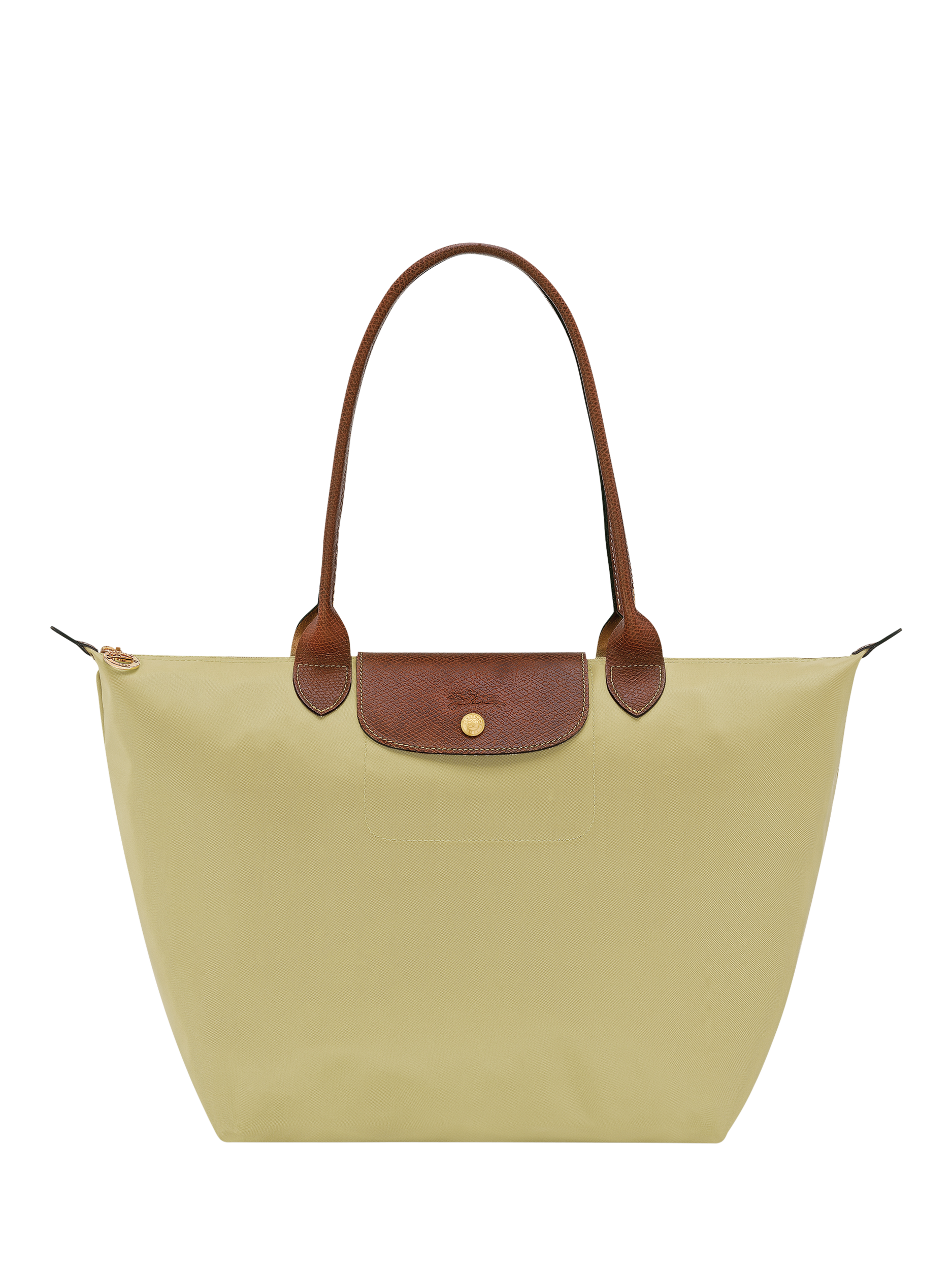 Product image 1 of 6, which shows Longchamp Le Pliage Original Large Shoulder Bag, Pistachio