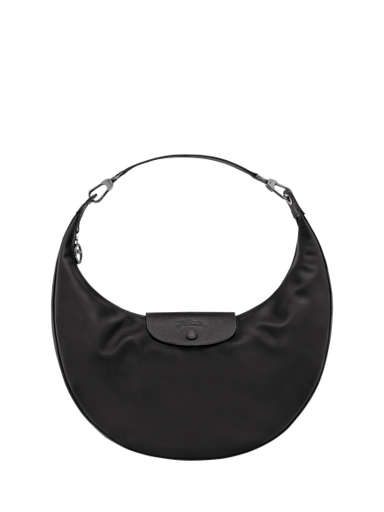Longchamp Le Pliage Xtra L Leather Shoulder Bag, Black