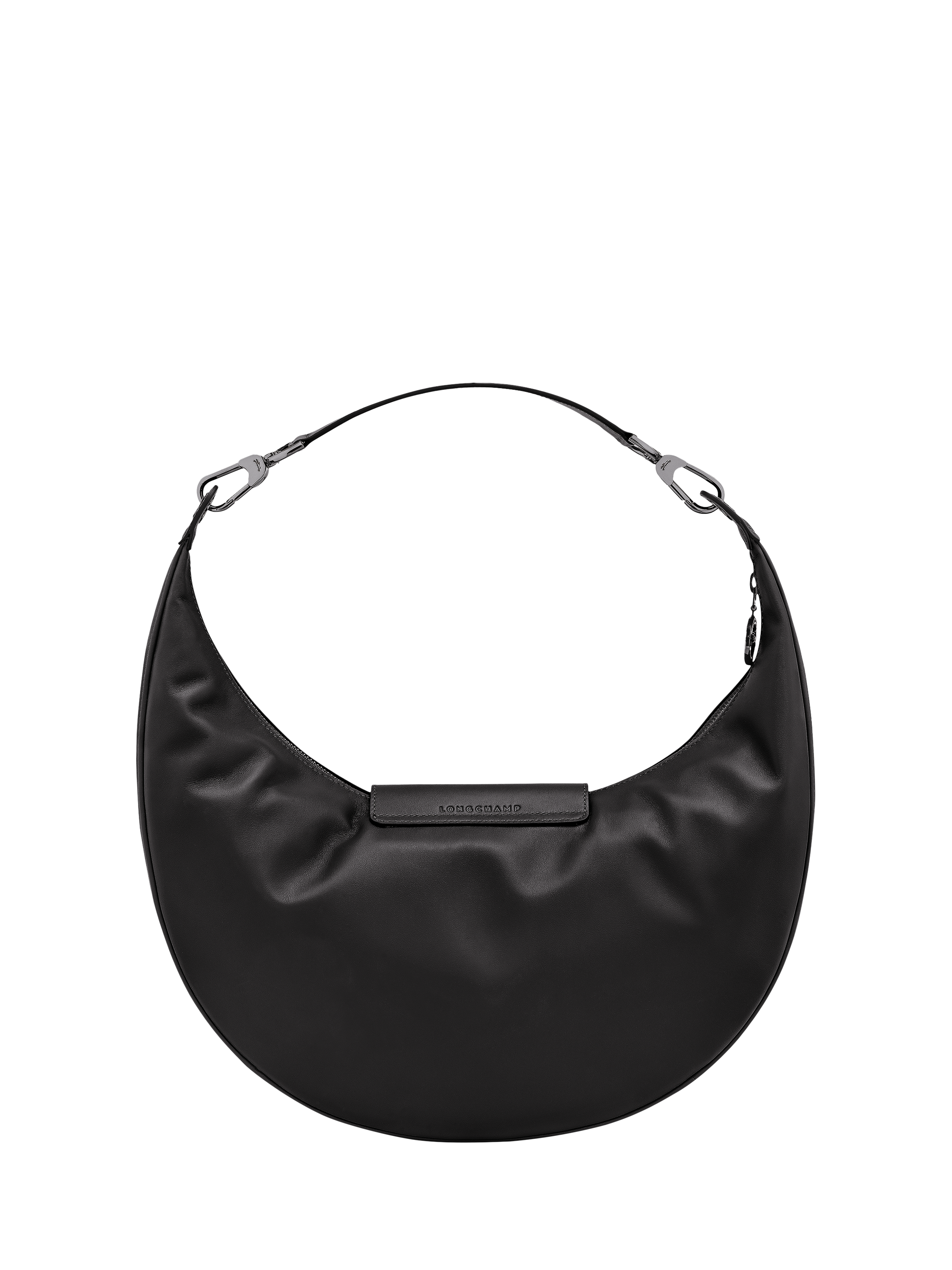 Product image 4 of 6, which shows Longchamp Le Pliage Xtra Leather Shoulder Bag, Black