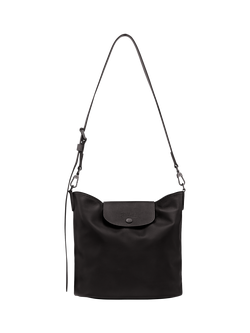 Longchamp Le Pliage Xtra Leather Bucket Bag, Black, Black