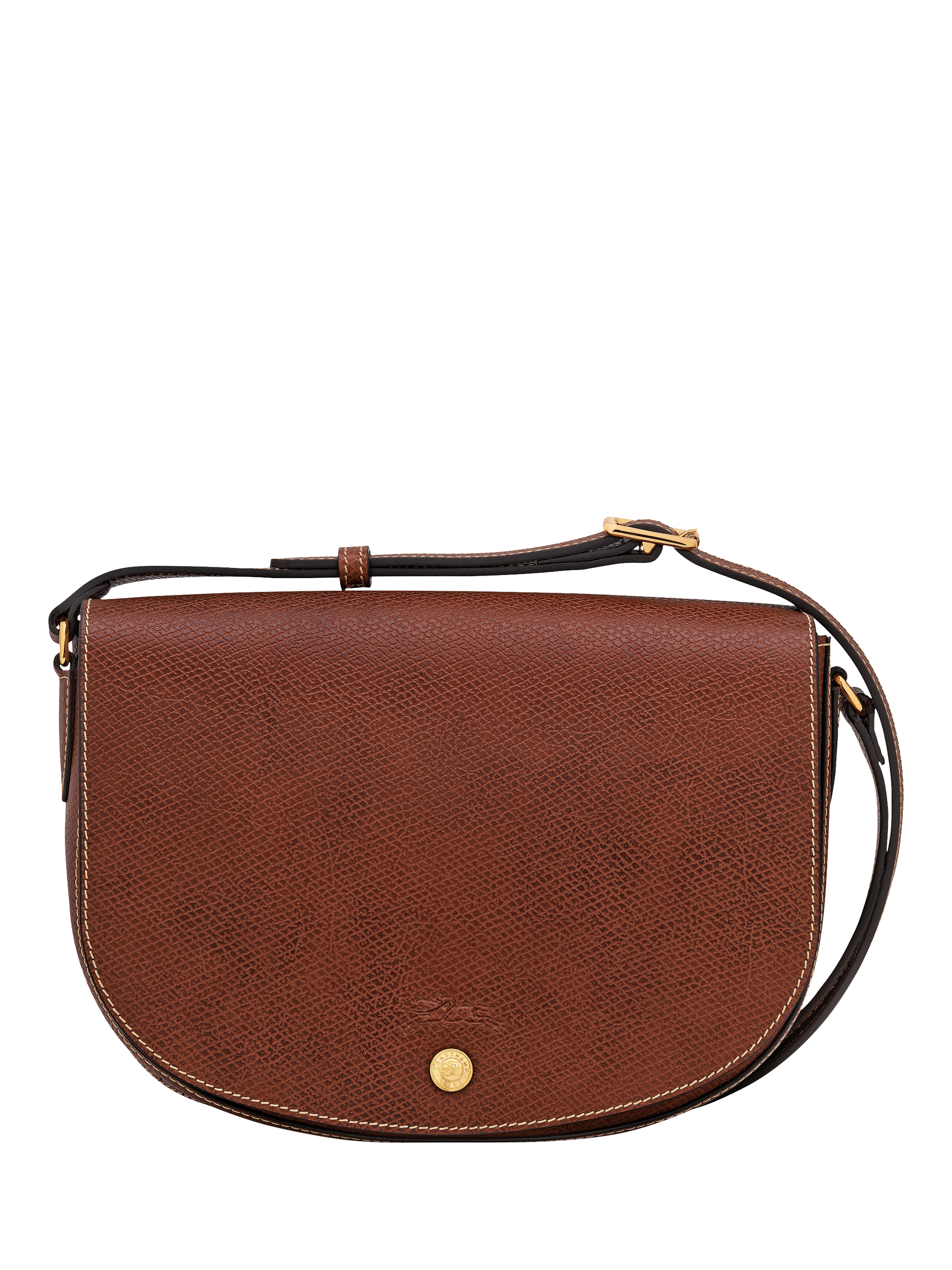 Product image 1 of 4, which shows Longchamp Épure Leather Crossbody Bag, Brown
